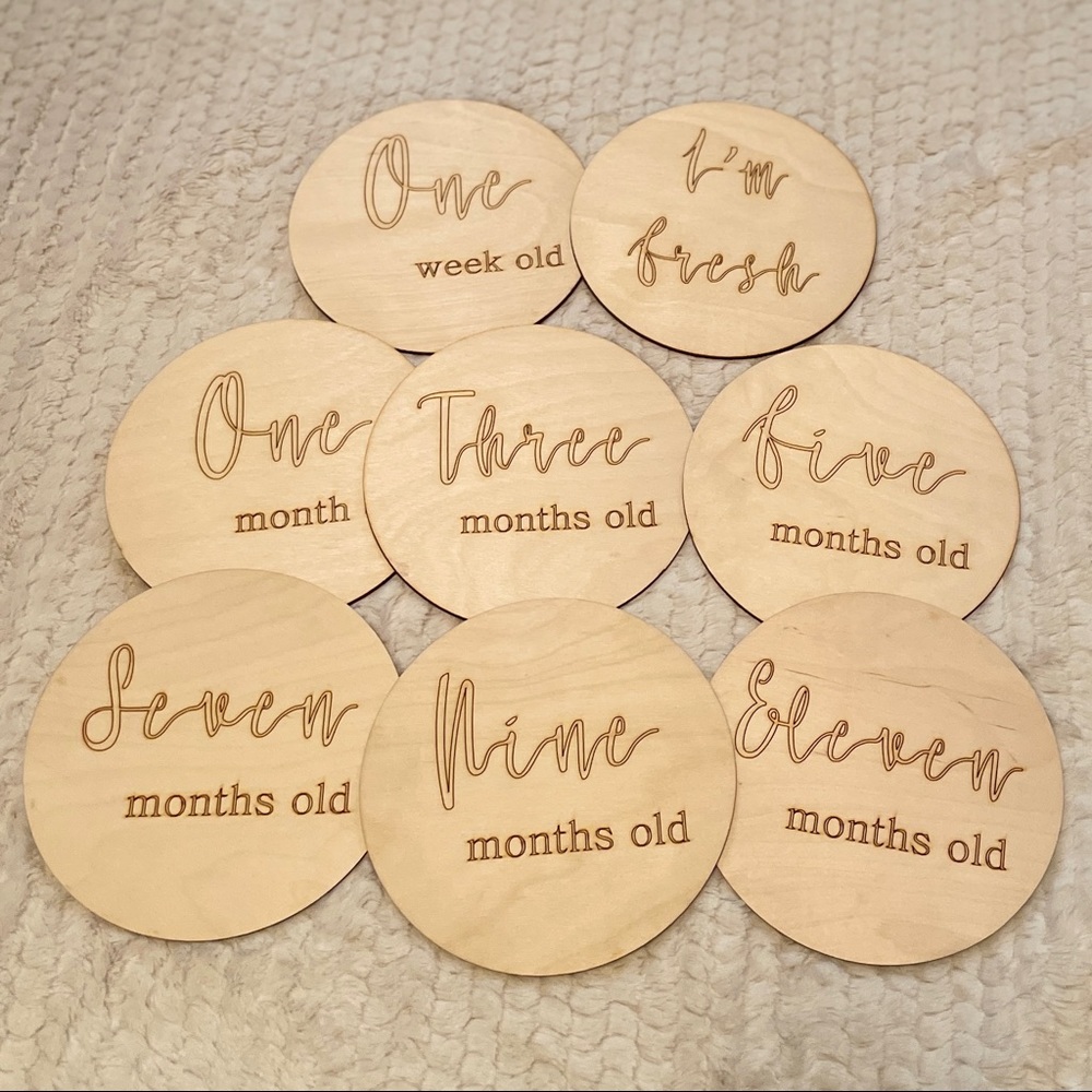 Handmade Milestone Discs